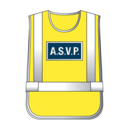 Chasuble Jaune haute visibilité A.S.V.P.