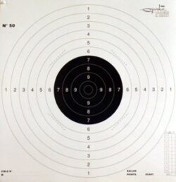 Cible gravolux c0010 - Pistolet 25/50 metres (n°50) format 53...