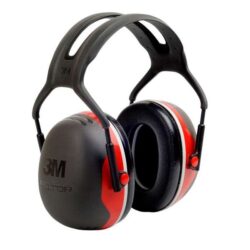 Casque 3M Peltor X3 - Noir/Rouge