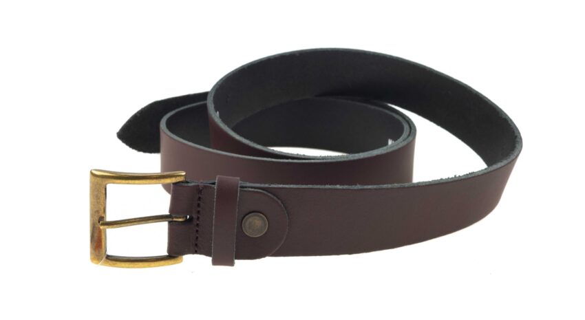 Ceinture en cuir Januel - Marron