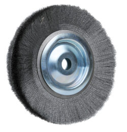 Brosse circulaire monture acier diamètre 200 fil 0,10 al 10 s...