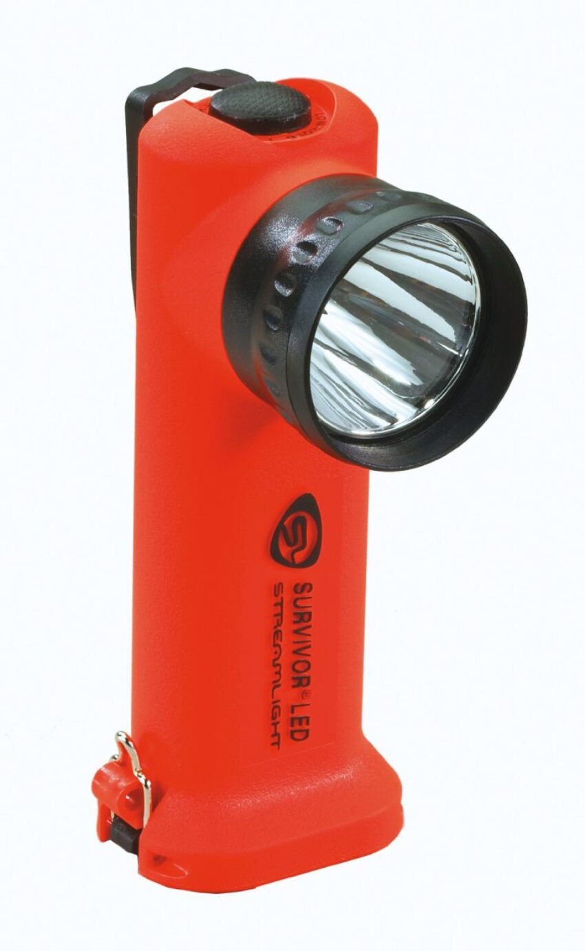 Survivor non certifiee Atex Orange LED luxeon Rechargeable 220v + 12v