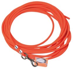 Longe biothane tubulaire Orange long 10 m