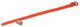 Collier biothane biogold Orange long 55 cm larg 25 mm_default