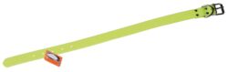 Collier biothane biogold Jaune long 55 cm larg 25 mm