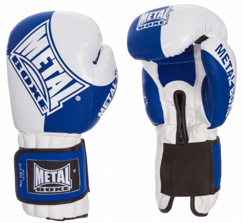 Gants officiel entrainement/competition Metal Boxe - Bleu