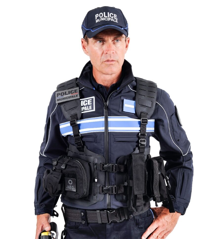 Chest rig - harnais de poitrine Police Municipale - Noir