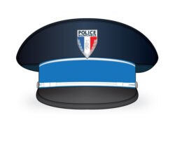 Casquette de cérémonie Police Municipale - Taille 62