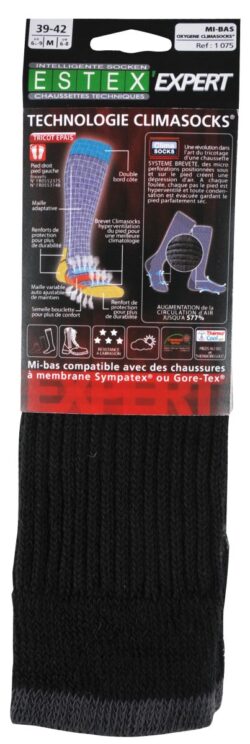 Mi-bas Oxygène - Climasocks® Tricot épais