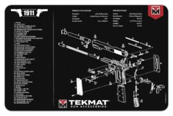 Tapis de démontage Tekmat pour pistolet 1911