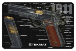 Tapis de démontage Tekmat pour pistolet 1911 - Vue 3D