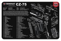 Tapis de démontage Tekmat pour pistolet CZ-75