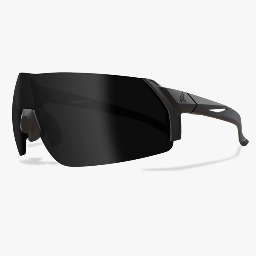 Lunettes Edge Tactical Urgent Fury Monture noire - Fumé