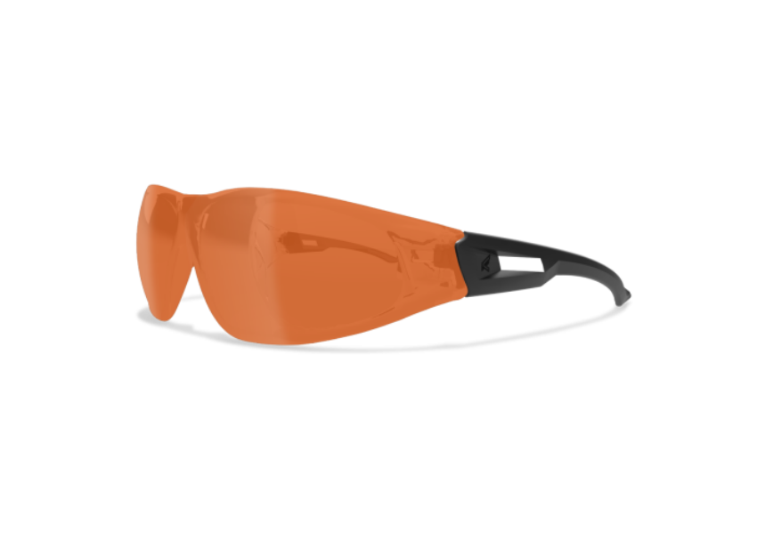 Lunettes Edge Tactical Dragon Fire Monture noire - Orange