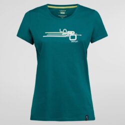 T-shirt à rayures en cube pour femme