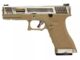 PISTOLET 6MM GAZ T4 SV SLIDE GD BARREL TAN FRAME