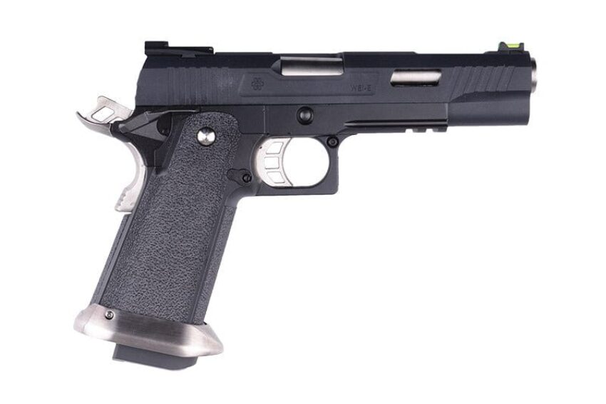 PISTOLET 6MM GAZ HI-CAPA 5.1 WET REX LONG NOIR